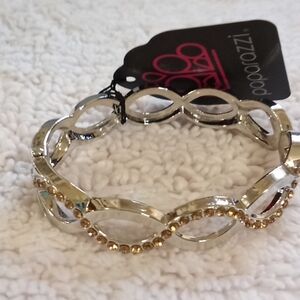 Tailored Twinkle Brown Bracelet